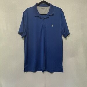 IZod Polo Shirt Blue Colored Three Button Mens Large